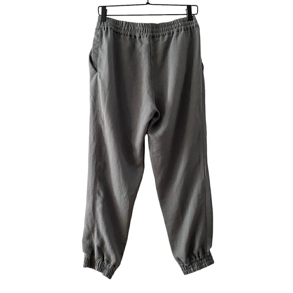 Wilfred Women's Casual Buffon Crepe Pants Joggers Green Drawstring Size Small - Picture 4 of 9